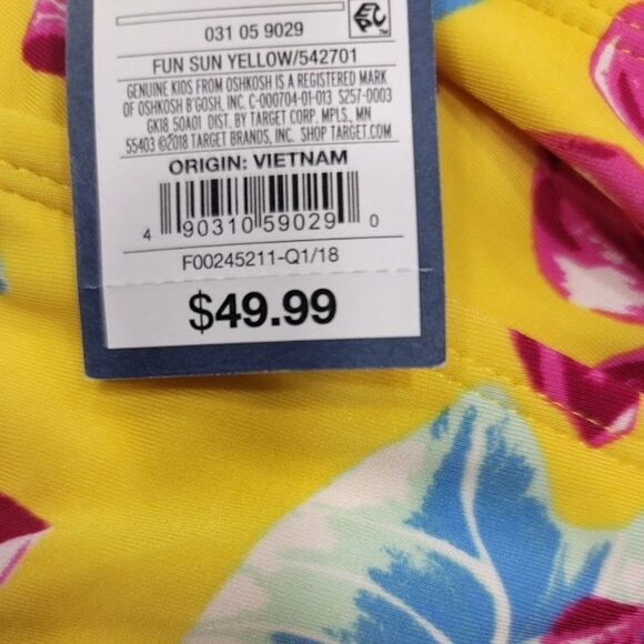 NWT OshKosh Family Collection One Piece Swimwear - Picture 7 of 8